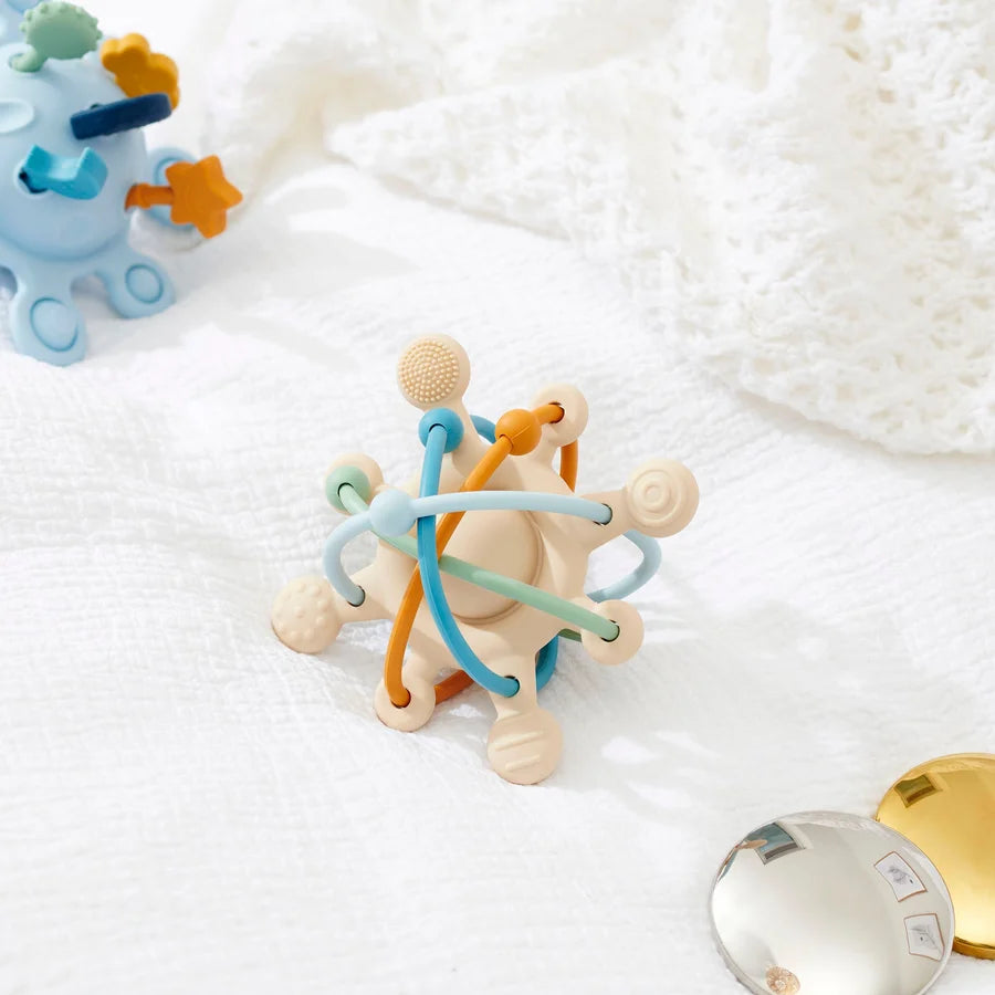 Tickit | silisoft fidget - rammelaar neutrale tinten