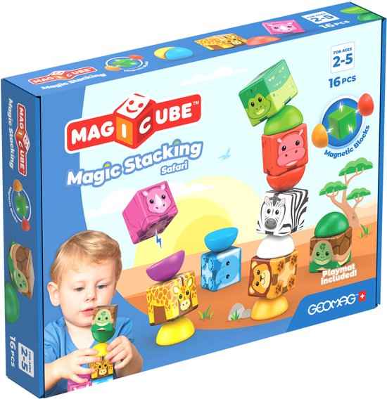 Geomag | Magicube Blocks Stacking Safari 16