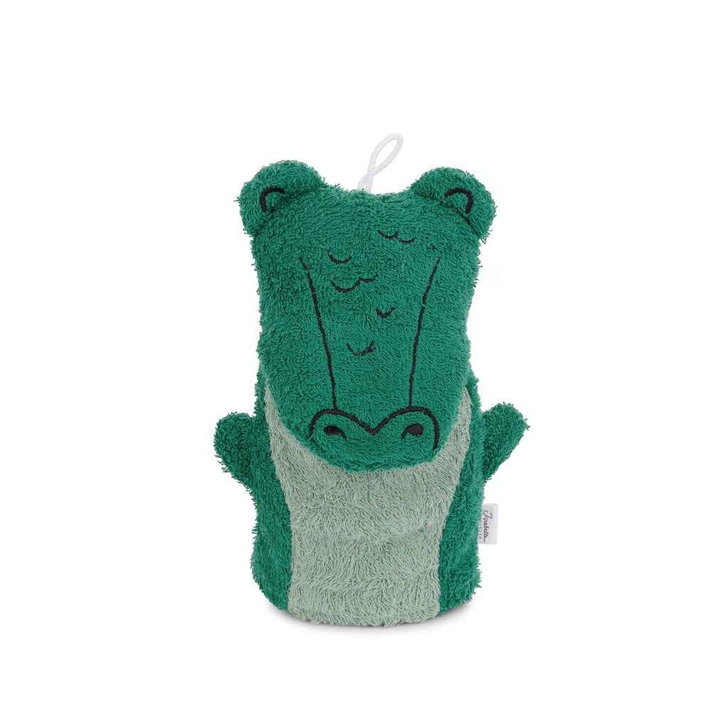Isabelle Laurier | Cotton Washcloth - Cosmo the Crocodile