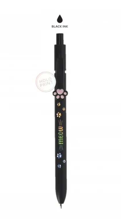 Legami | Ballpoint Pen - Meow - Black