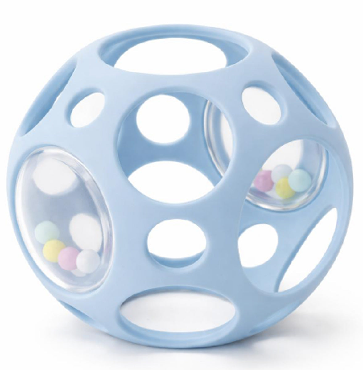 Little L |  Sensorische bal Rammelaar – Blauw