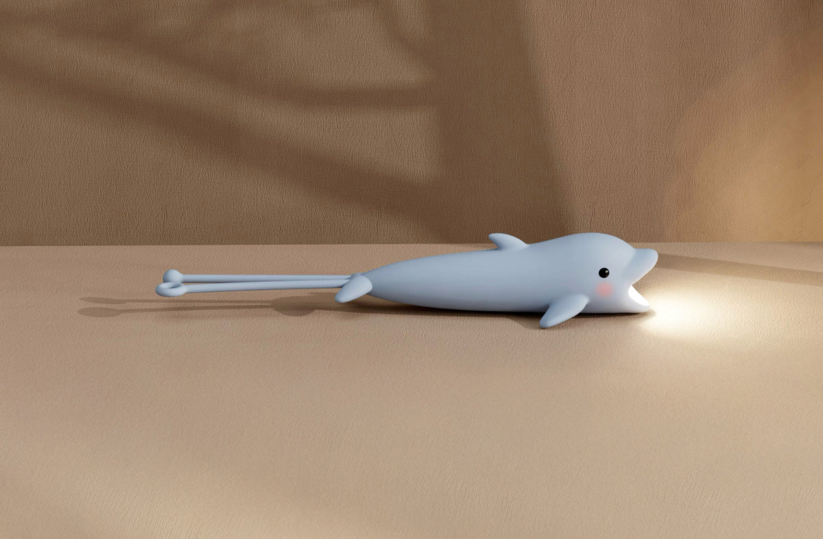 Little L |  Siliconen zaklamp Dolfijn