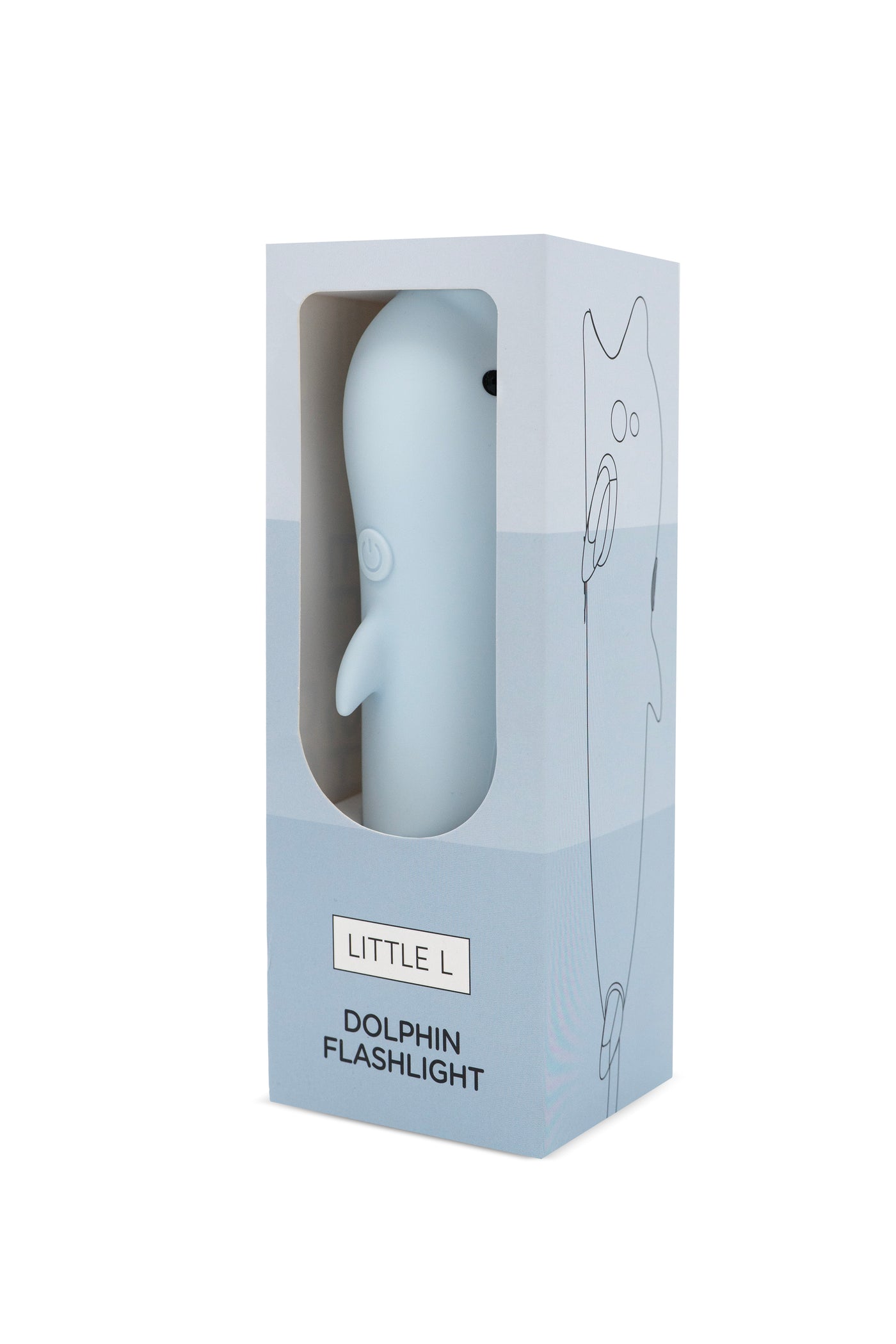 Little L |  Siliconen zaklamp Dolfijn