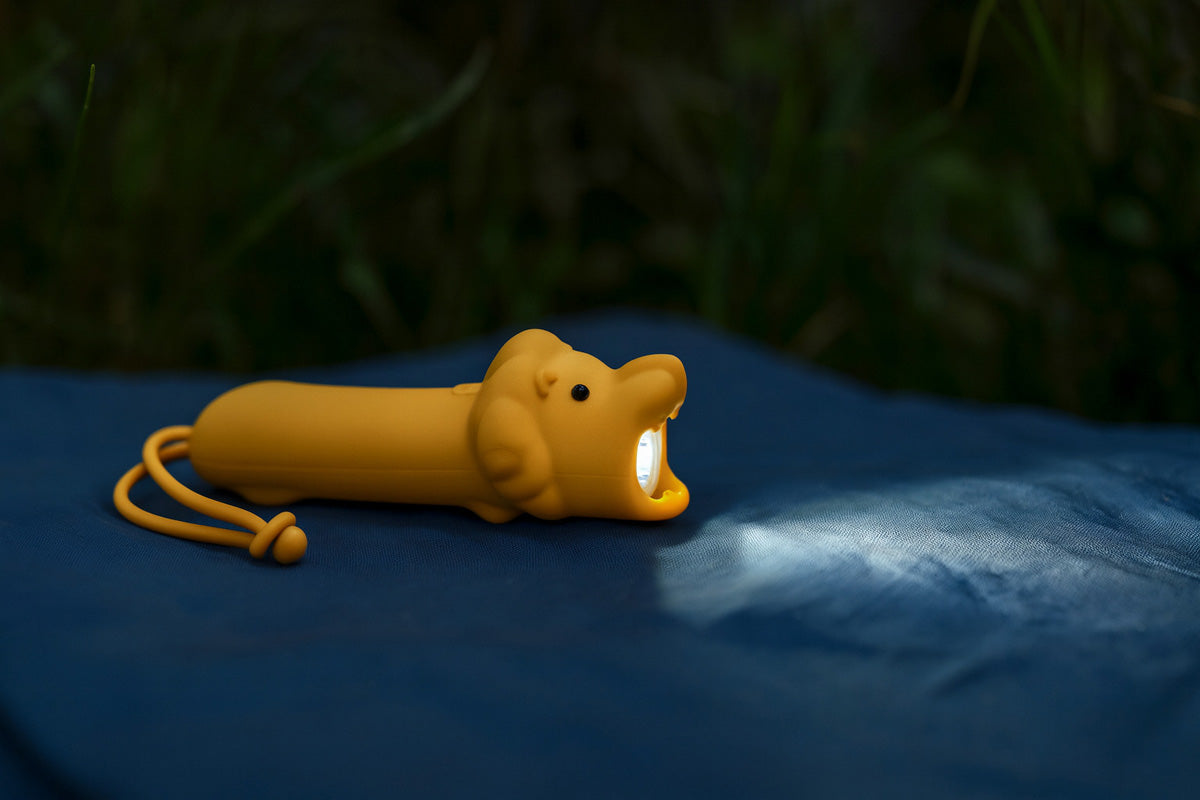 Little L |  Siliconen zaklamp Leeuw