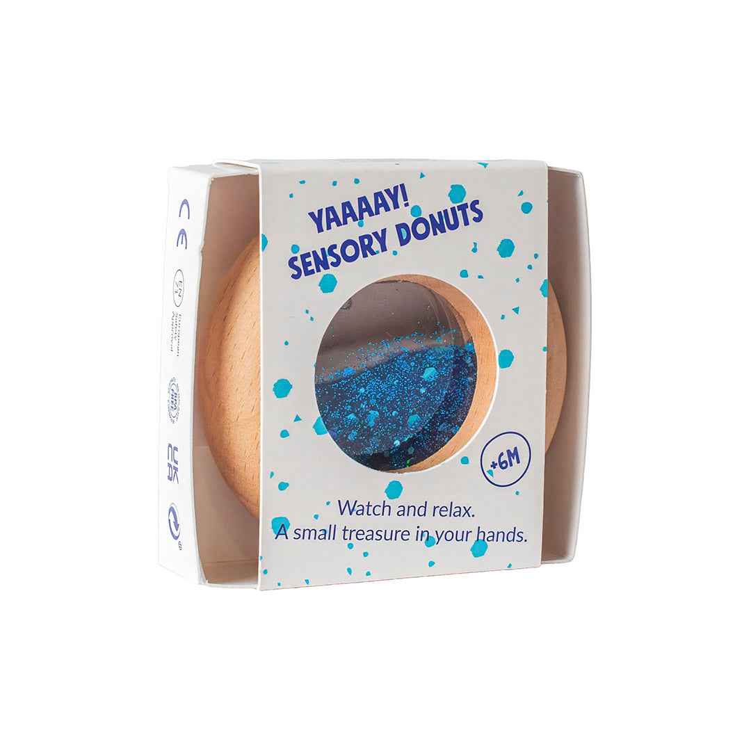 Petit Boum | Sensorische Donut – Blauw