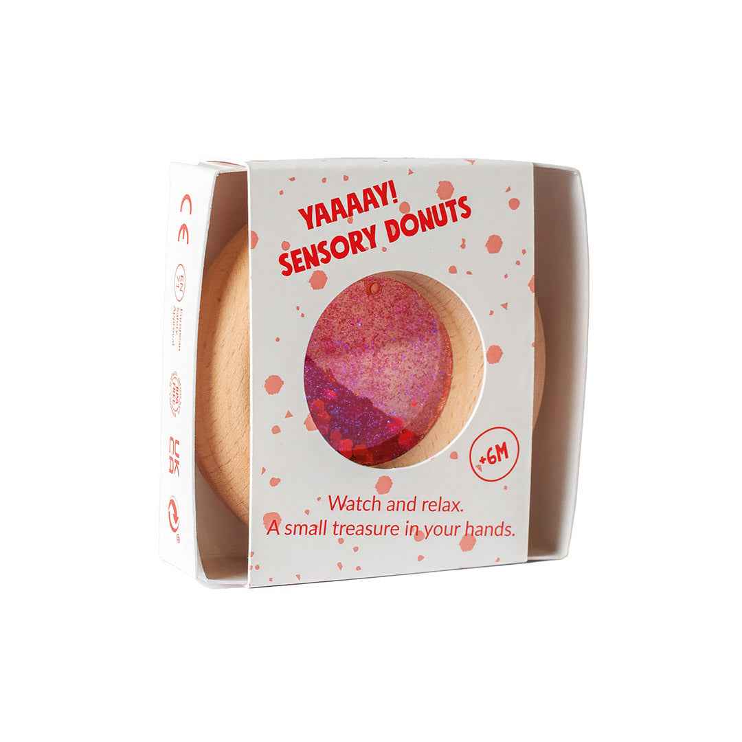 Petit Boum | Sensorische Donut – Rood