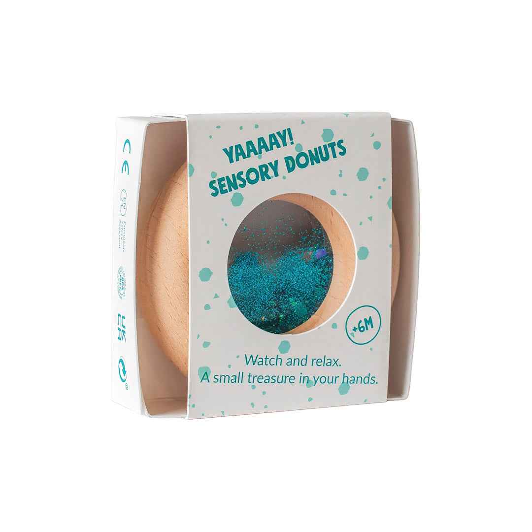Petit Boum | Sensorische Donut – Turqoise