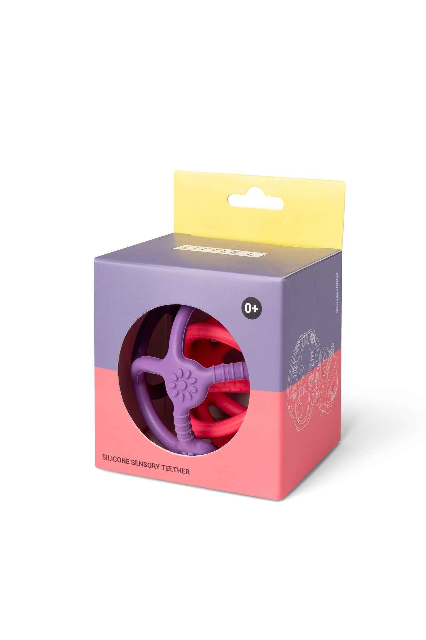 Little L | Set of 2 Sensory Balls – Purple and Green