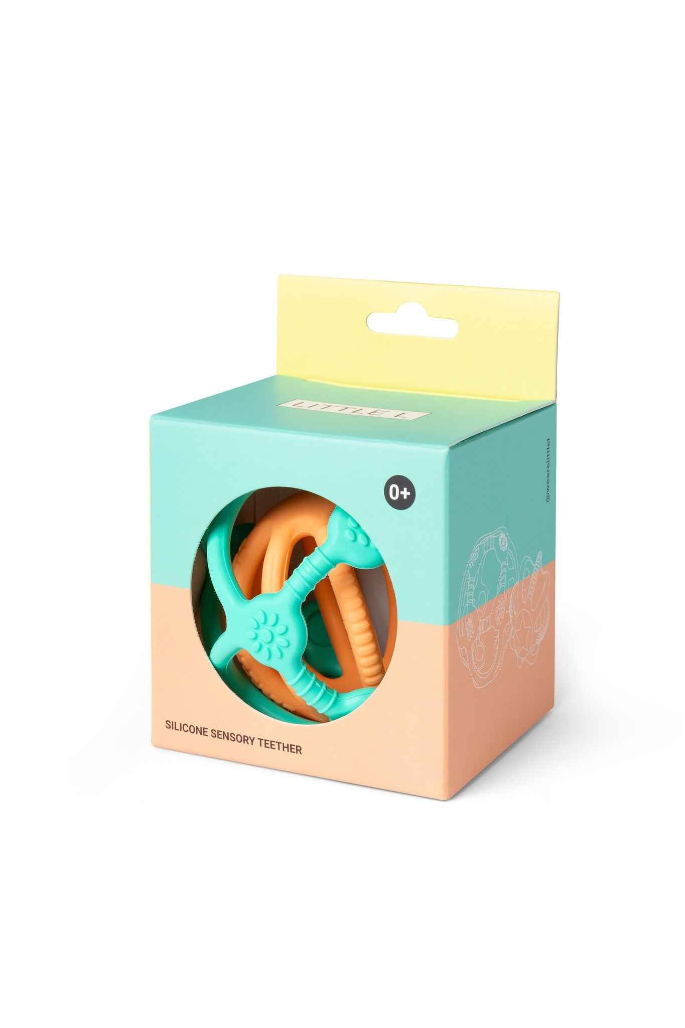 Little L | Set of 2 Sensory Balls, Green and Orange