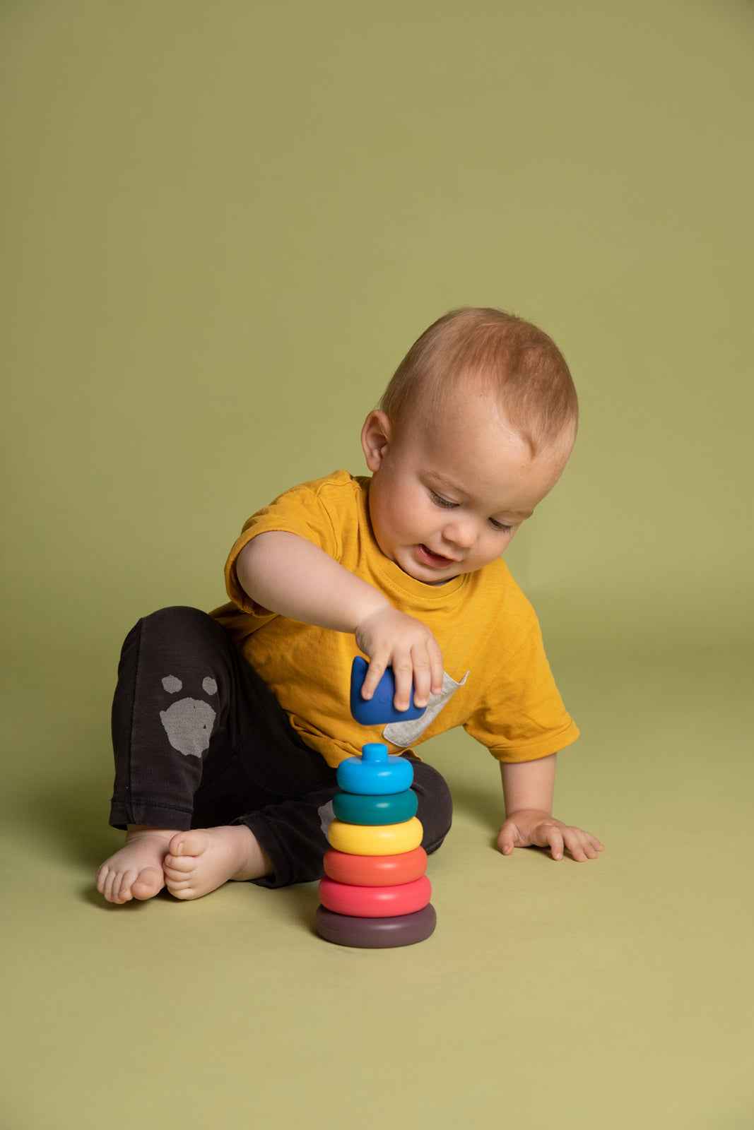 Little L | Cat Stacking Tower, Vibrant Colors