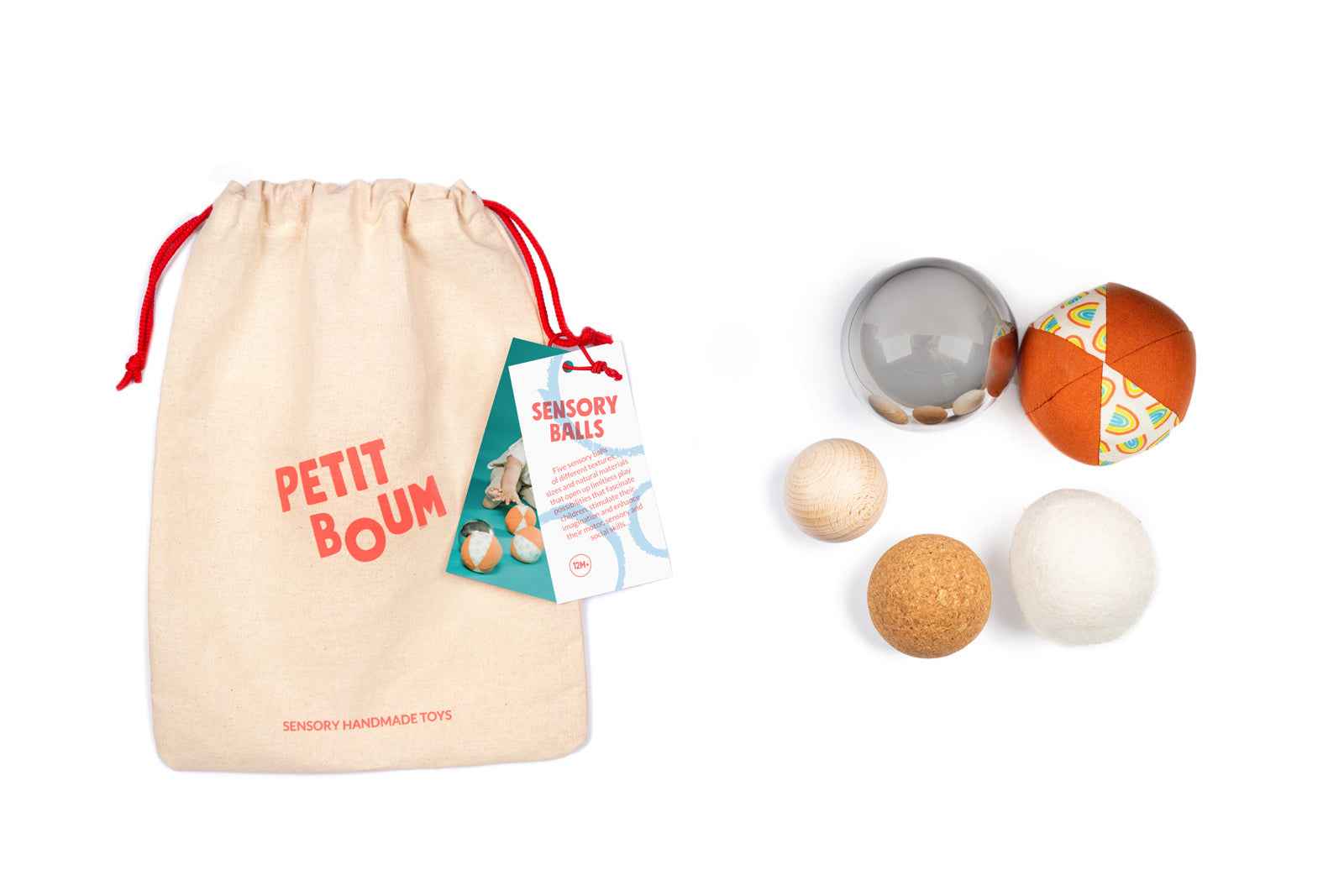 Petit Boum - Set of 5 sensory balls