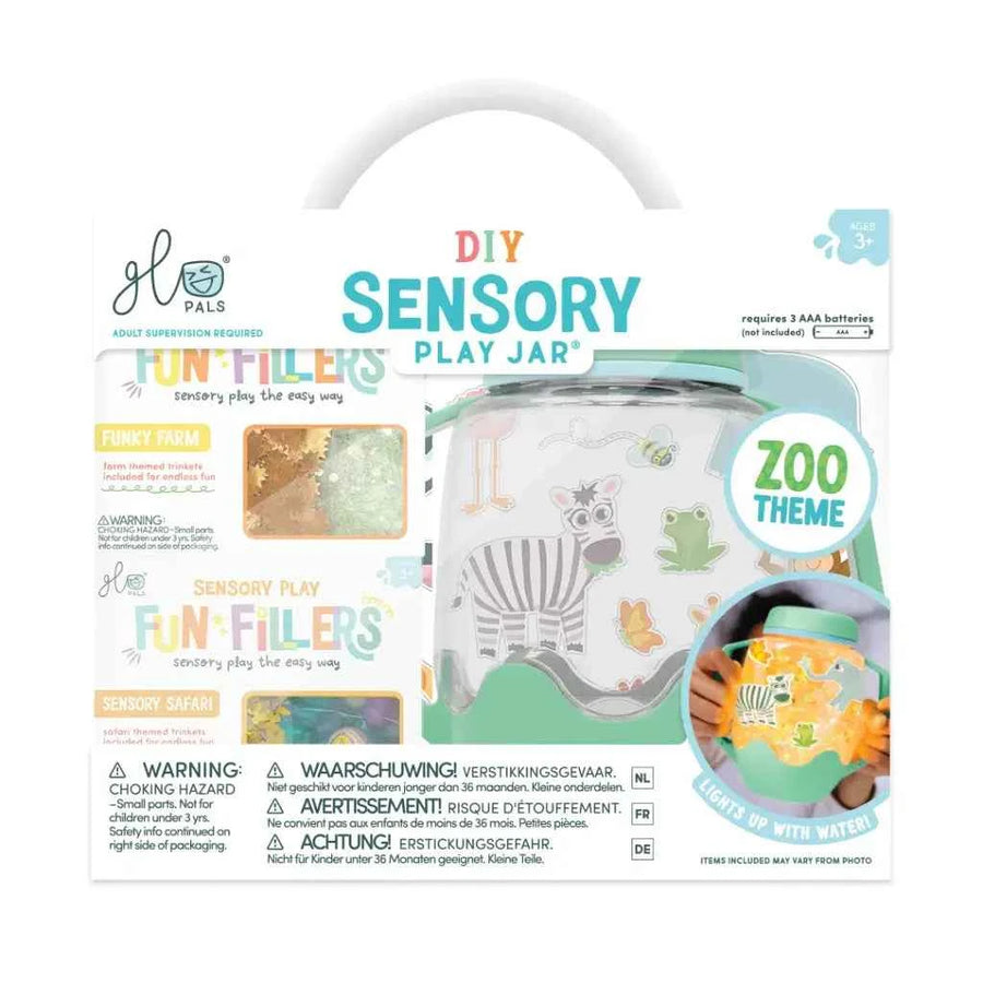 Glo Pals | Activiteiten Speelgoed DIY Jarset Green Zoo Thema