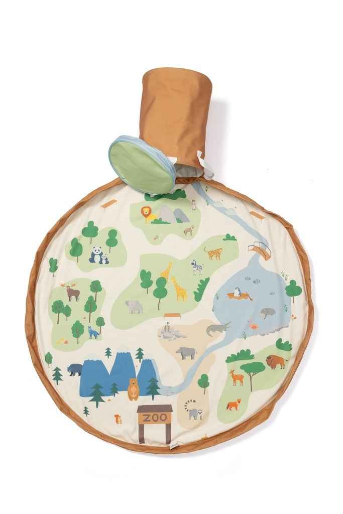 Play & Go | Soo Zoo Play Mat / Storage Bin Ø140cm