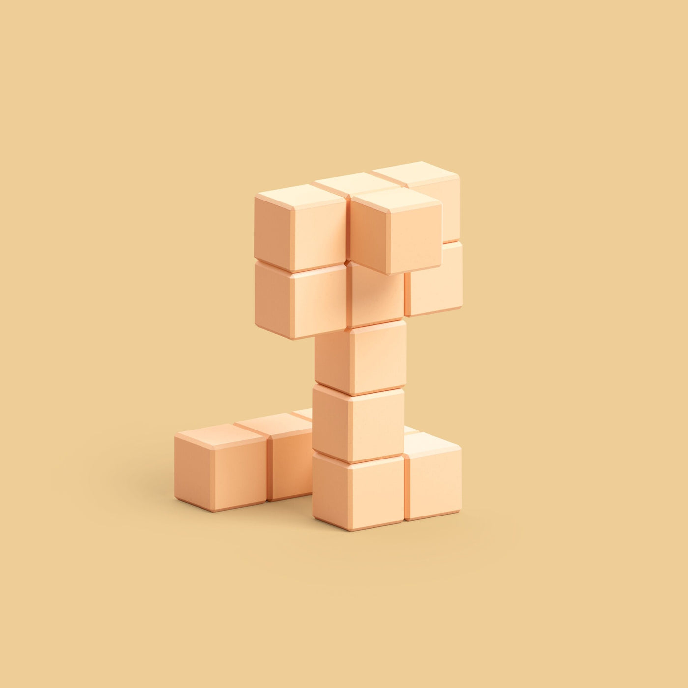 Pixio | Magnetische Blokken Color Series Tan Cobra 15 Stuks