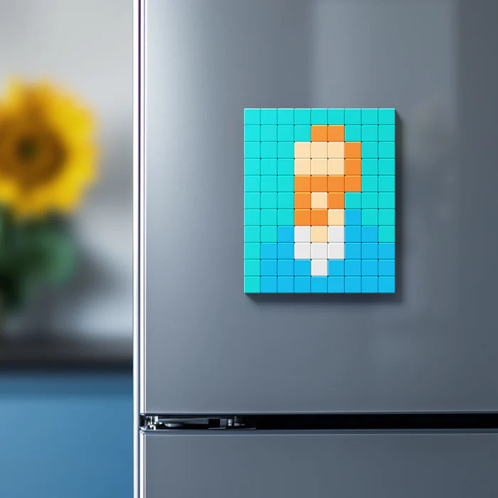 Pixio | Magnetische Blokken MasterPiece Self-Portrait  Vincent Van Gogh 100  Stuks