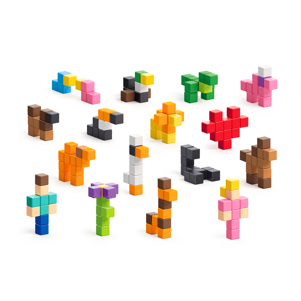 Pixio | Magnetische Blokken Surprise Series Surprise 1-16 Creatures 8-11 Stuks