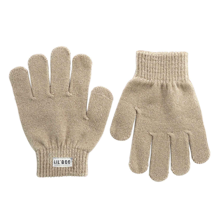 Lil' Boo | Hygge Finger Gloves Camel 4-14Y