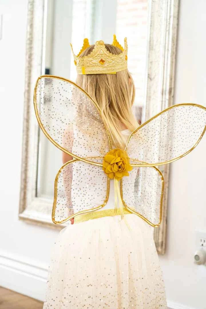 Little Adventures | Vleugels Glitter Goud (3Y+)