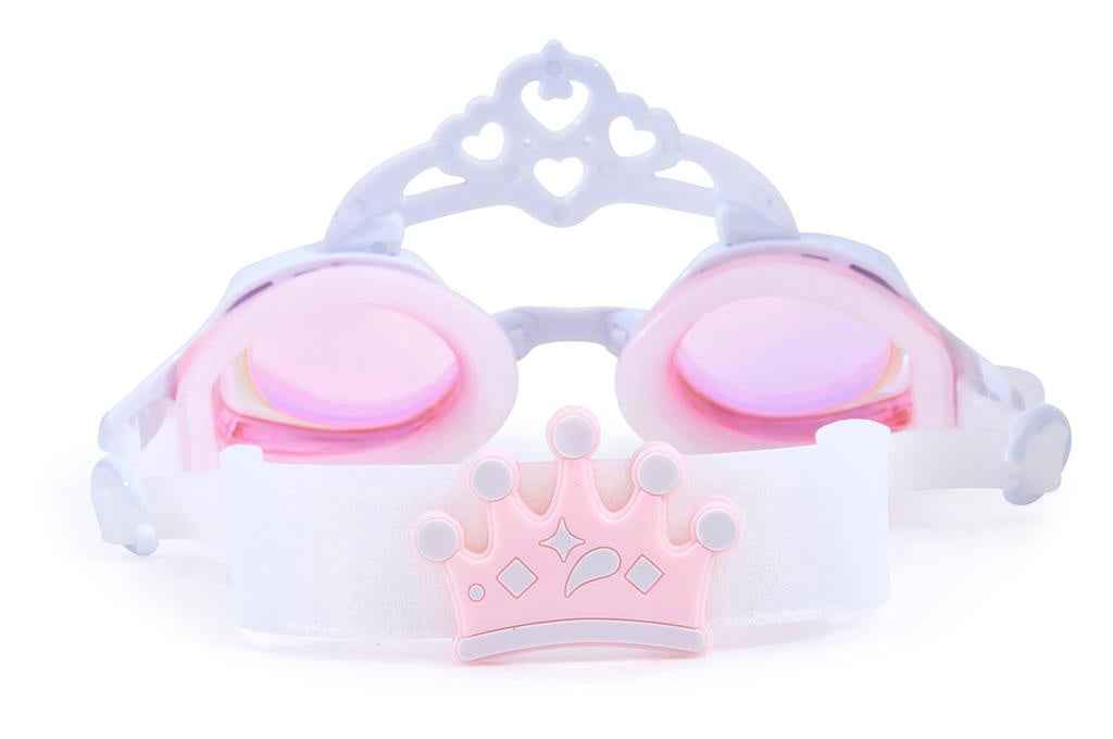 Bling2o | Princess Crown Daisy White Swimming Goggles +3Y