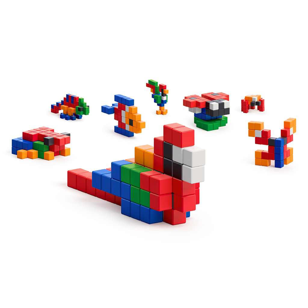 Pixio | Magnetische Blokken Story Series Bright Animals 90 Stuks