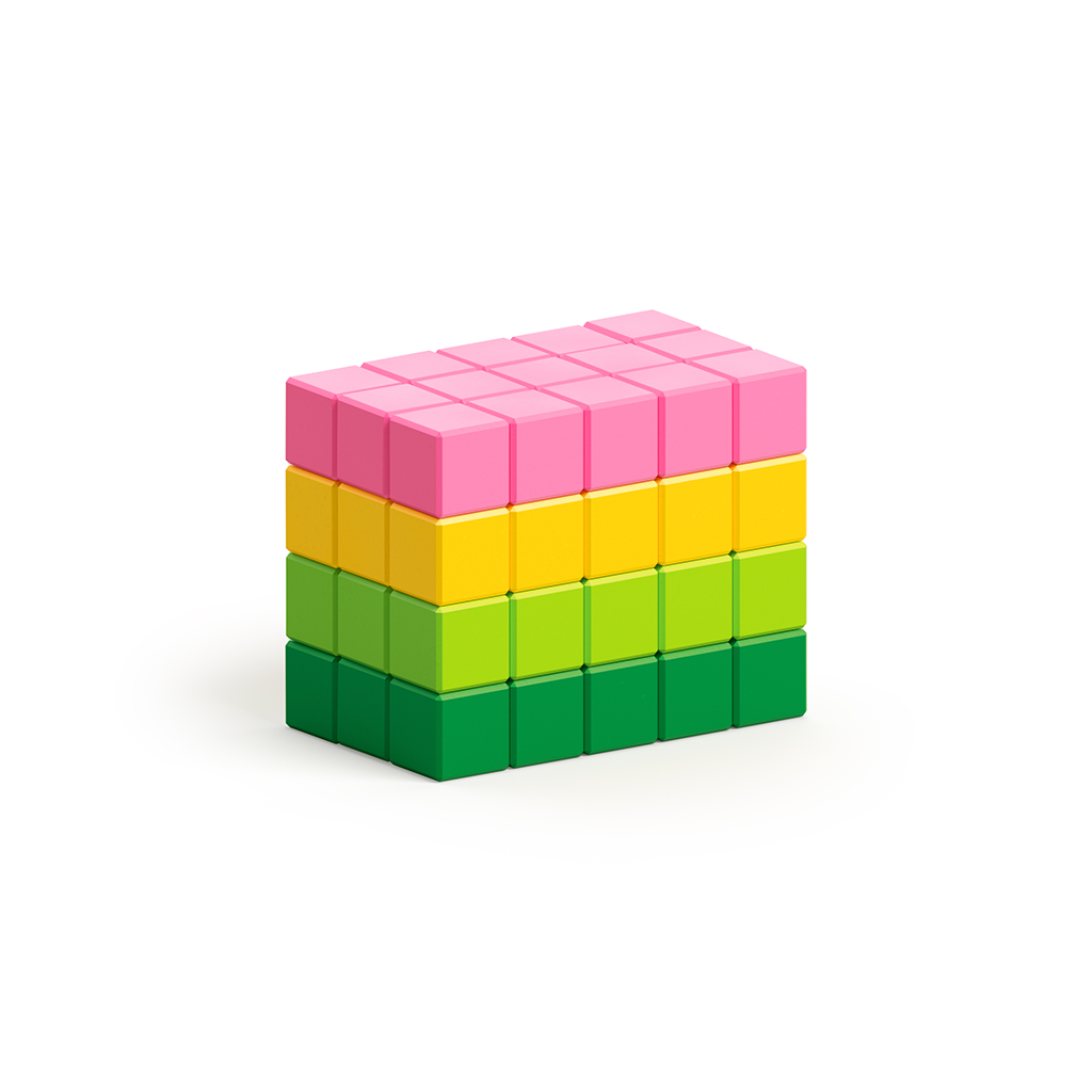 Pixio | Magnetische Blokken Abstract Series Tropic 60  Stuks