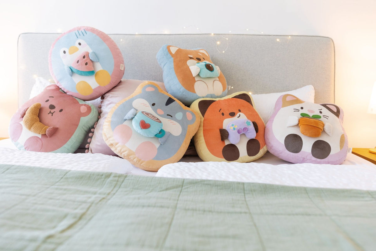 Nici | mymochi knuffel beer nomo met croissant