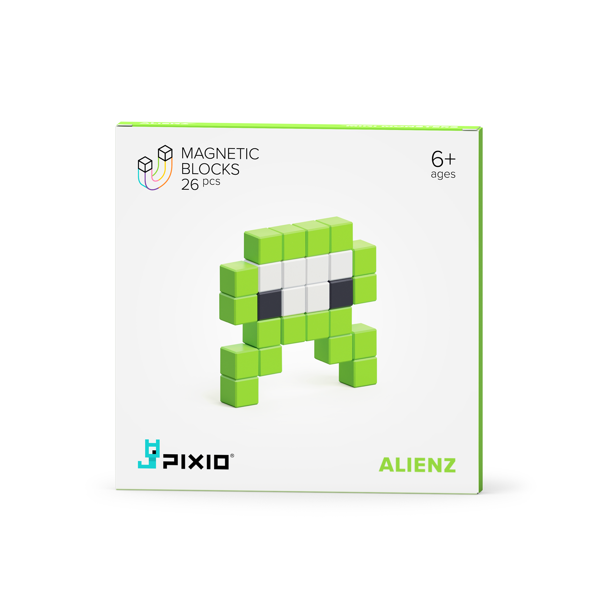 Pixio | Magnetische Blokken Story Series Mini Monsters Alienz 26 Stuks