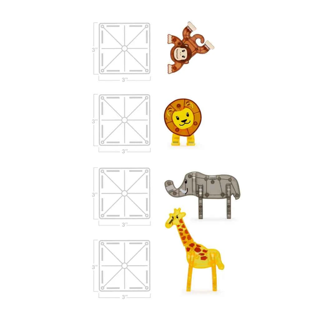Magna-Tiles | Safari Animals 25 Stuks Set