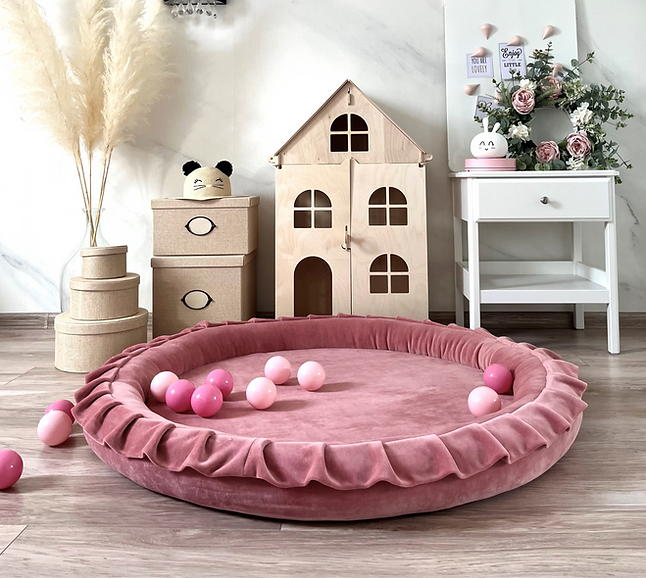 Moje | Speelnest Soft Velvet - Raspberry Pink