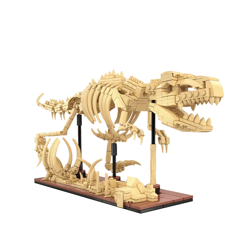 CaDA | Creative Series - Dinosaur Fossils Velociraptor 256 Stuks