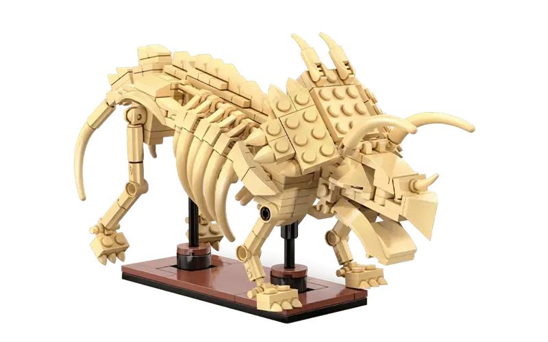 CaDA | Creative Series - Dinosaur Fossils Triceratops 272 Pieces