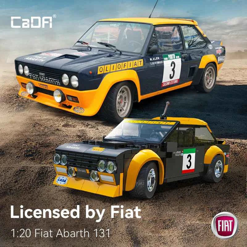 CaDA | 1:20 Smart Chassis - Fiat Abarth 131 216-Piece Scale 1:20