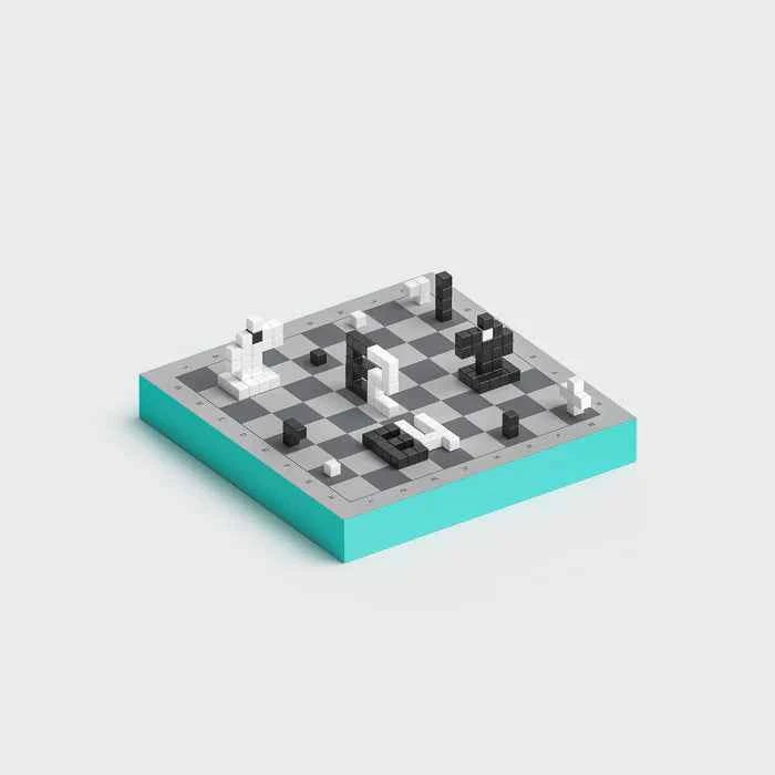 Pixio | Magnetische Blokken Pixel Art Chess 70 Stuks
