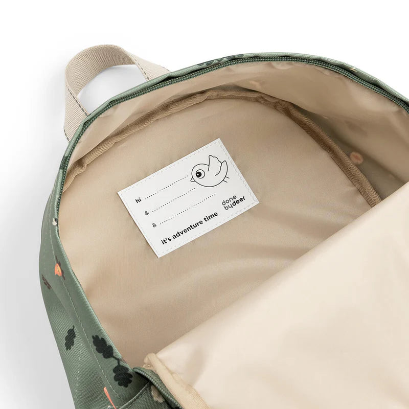 Done by Deer | kleuterrugzak tiny trails green 7,5l