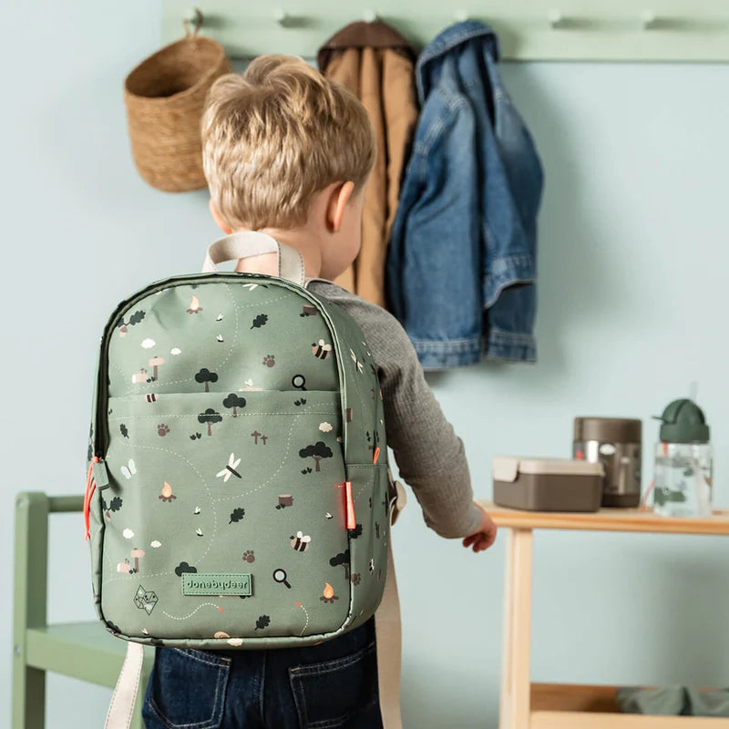 Done by Deer | kleuterrugzak tiny trails green 7,5l