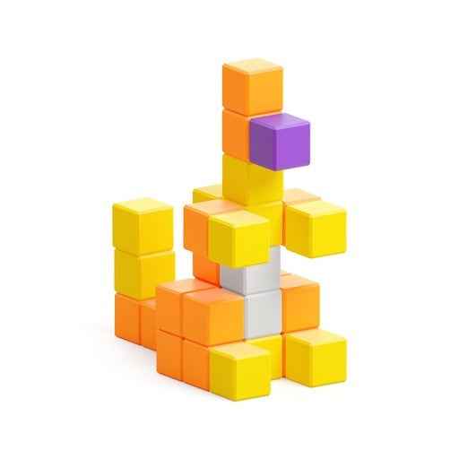 Pixio | Magnetic Blocks Story Series Mini Safari 137 Pieces