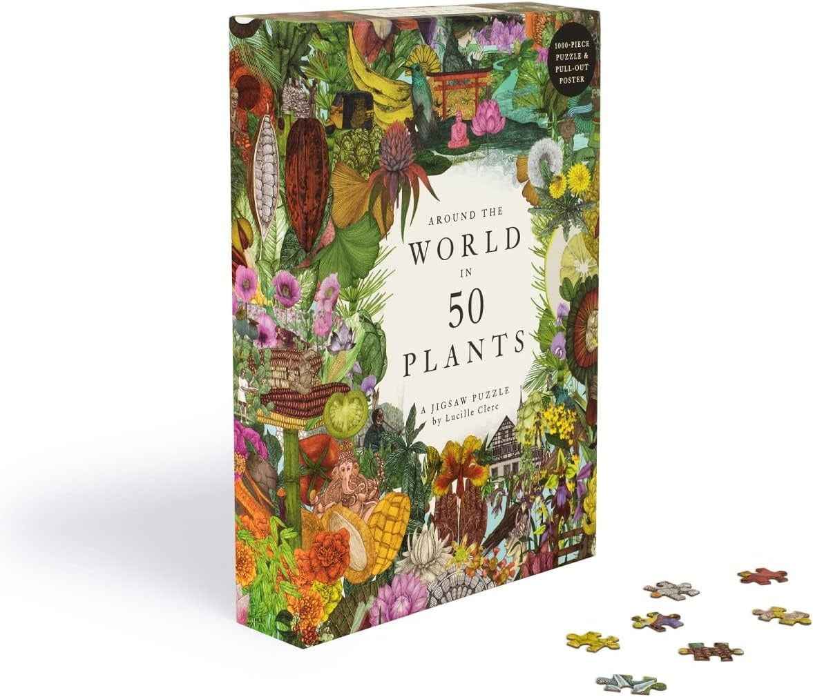 New Mags | 1000-Piece Around the World in 50 Plants Jigsaw Puzzle