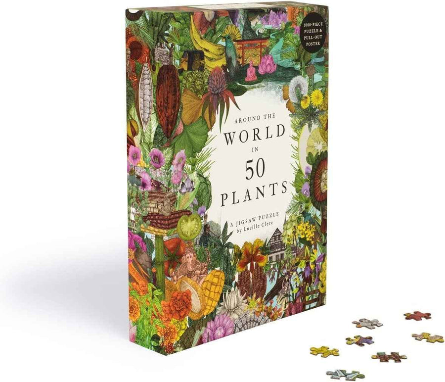 New Mags | Legpuzzel Rond De Wereld In 50 Planten 1000 Stukjes