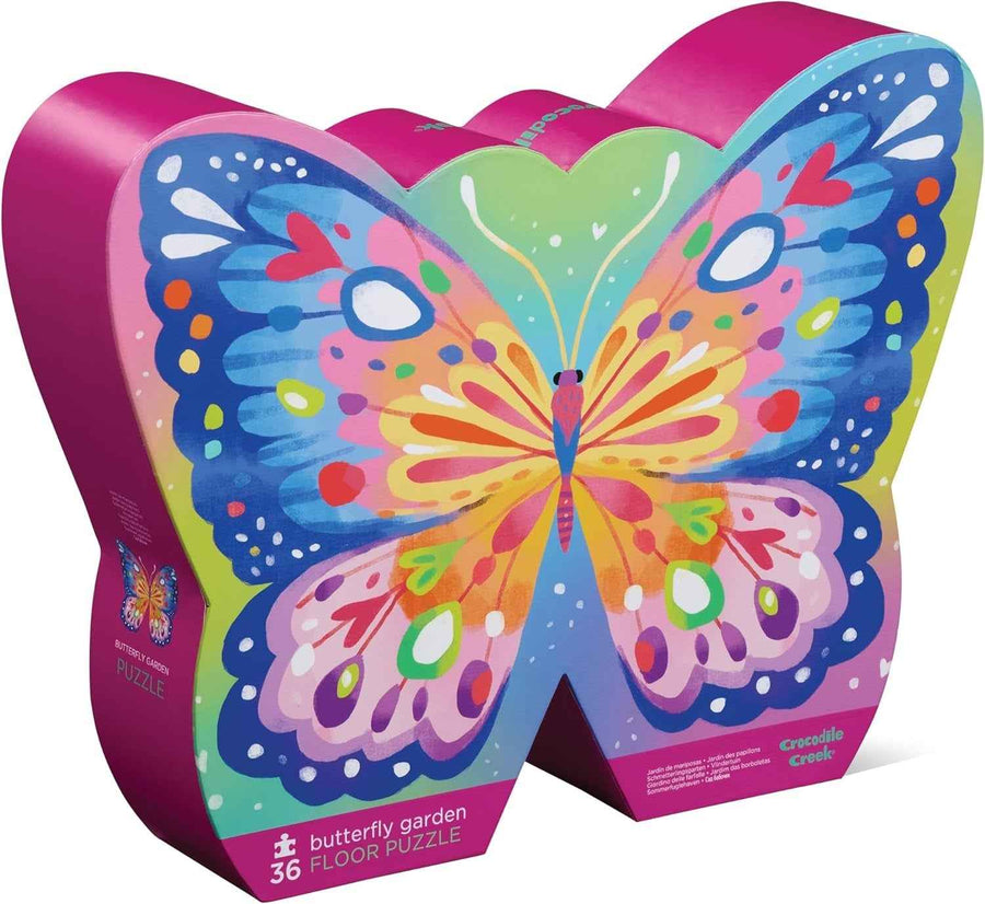 Crocodile Creek Butterfly Garden 36-Piece Puzzle