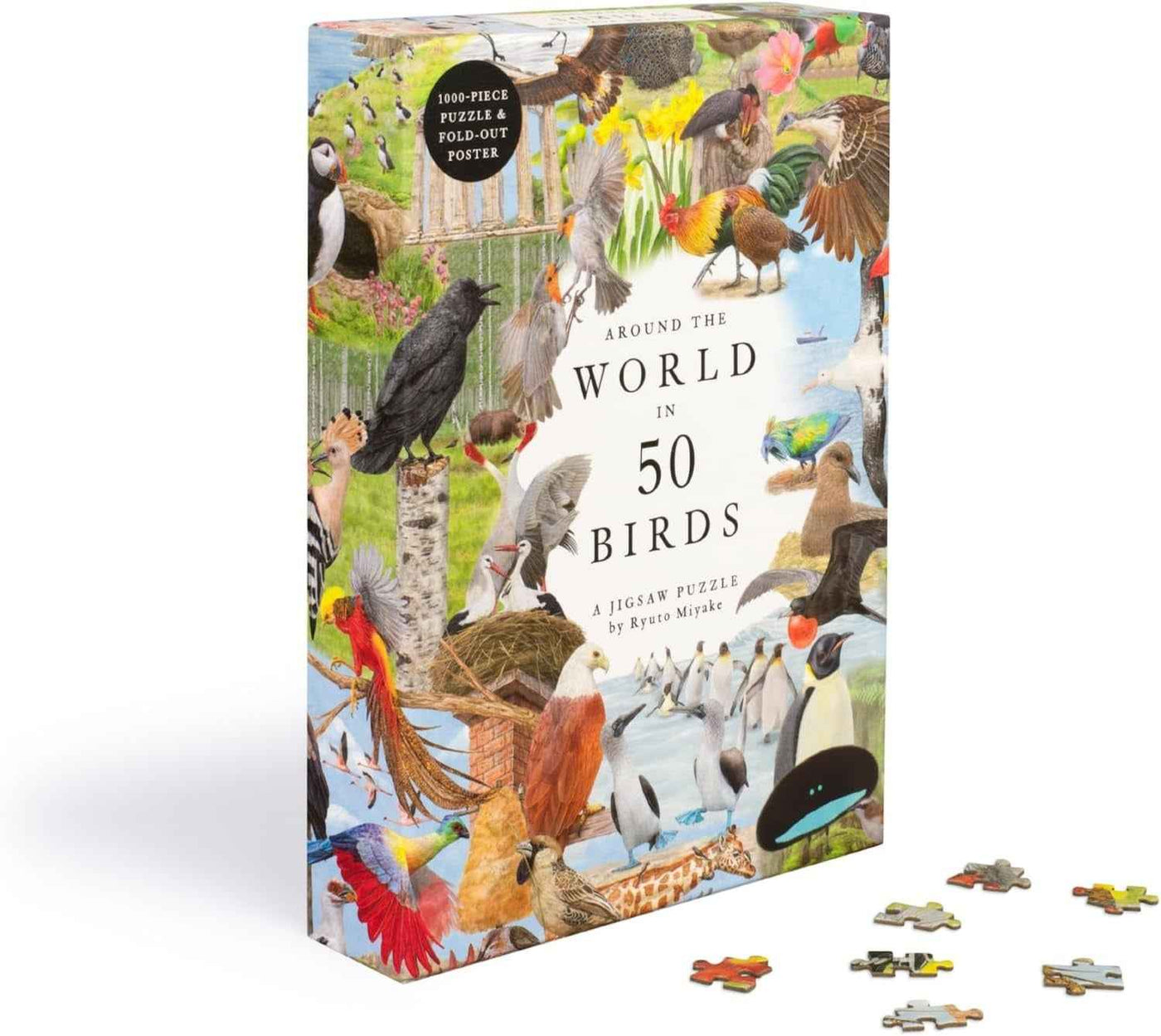 New Mags | Around the World in 50 Birds 1000-Piece Jigsaw Puzzle