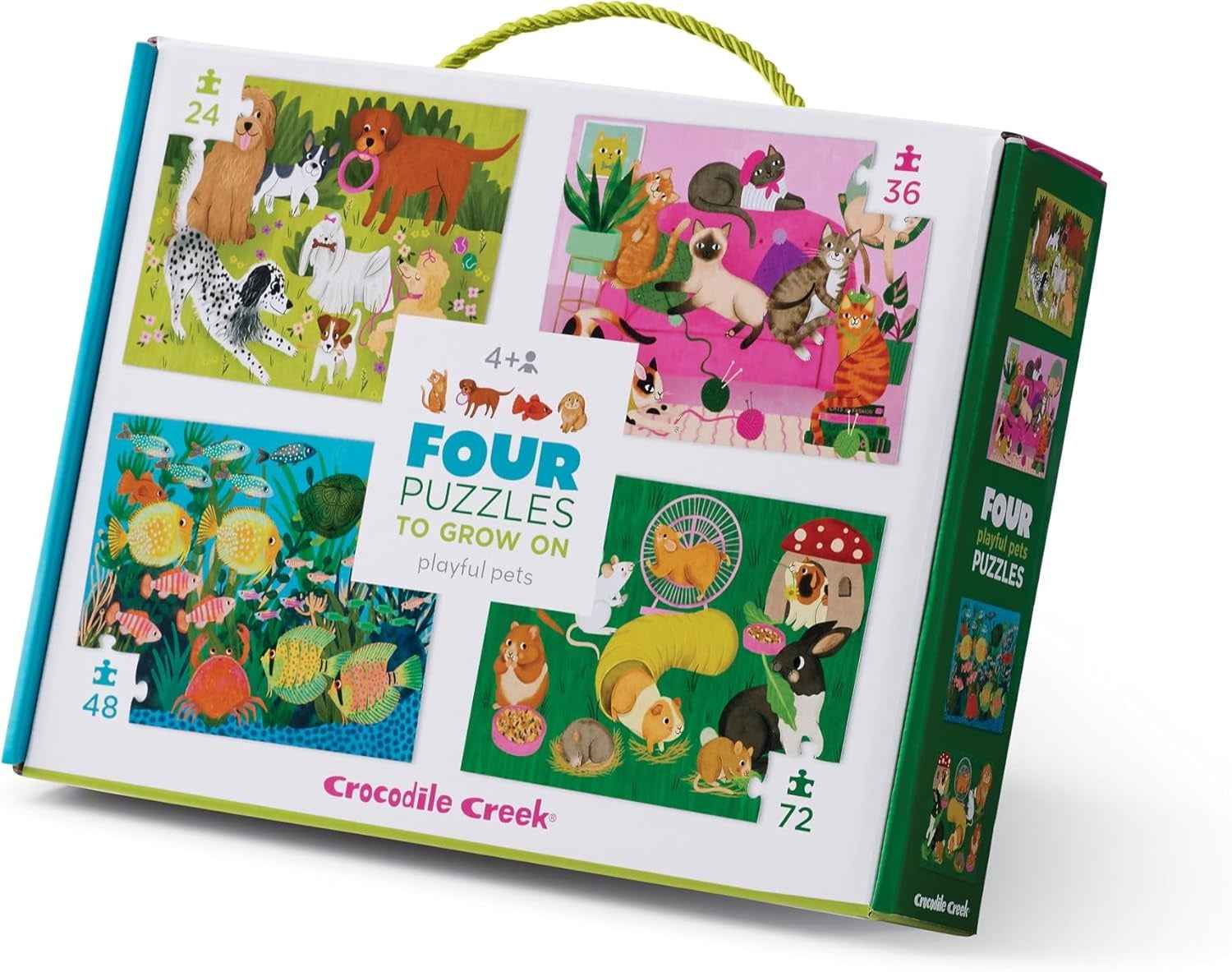 Crocodile Creek | Four Puzzles To Grow On - Huisdieren