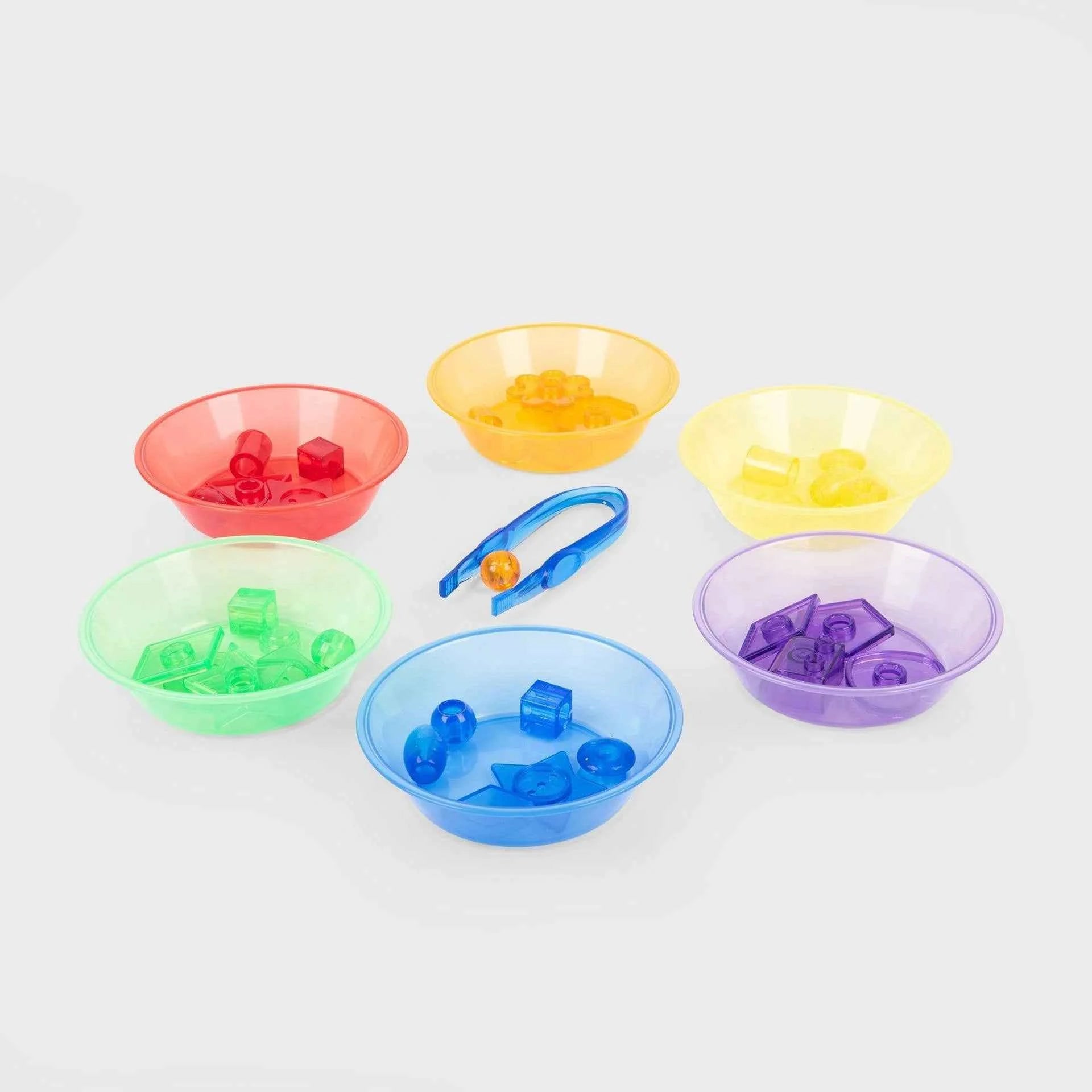 Tickit | Transparent Color Sorting Bowls