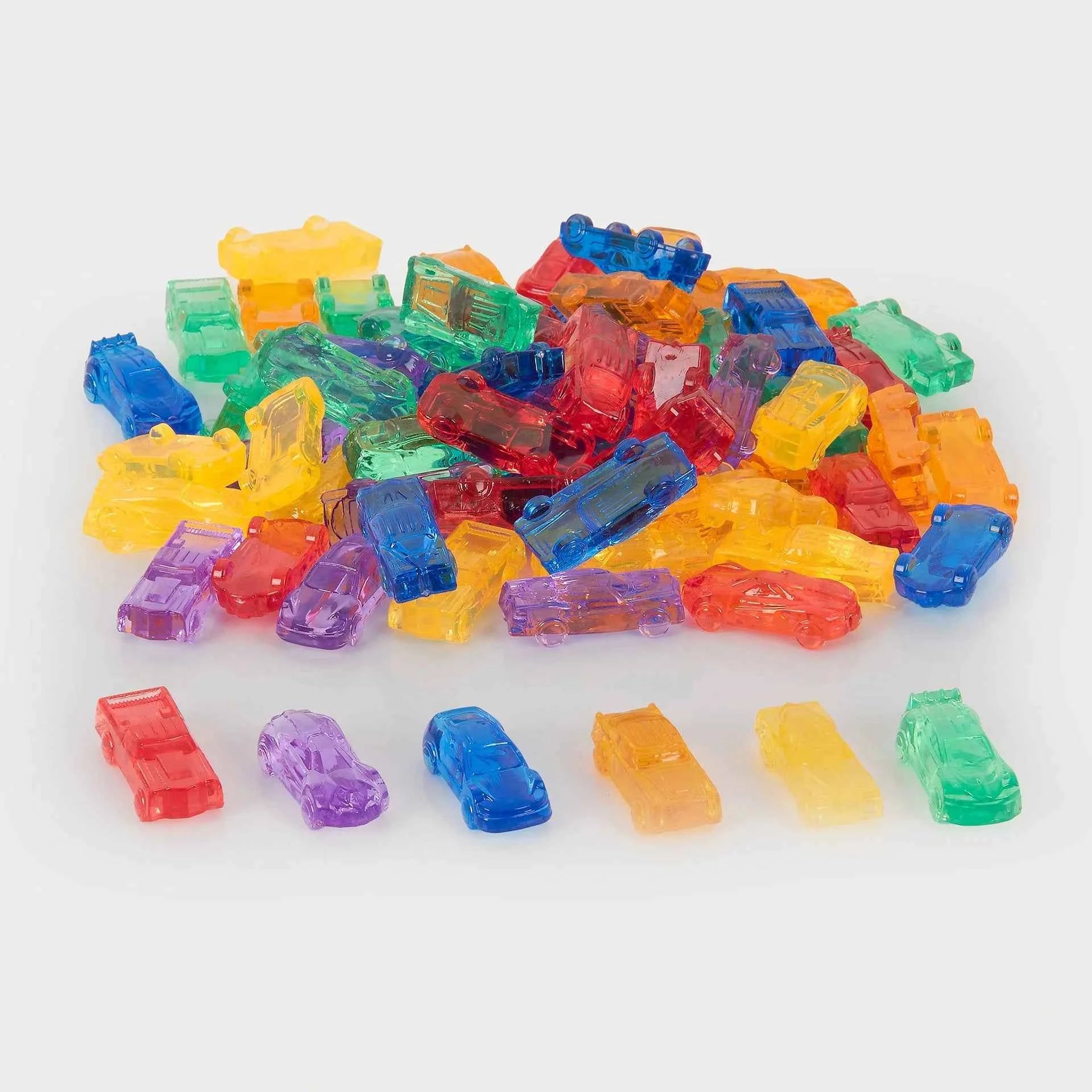 Tickit | 72 Transparent Colorful Cars