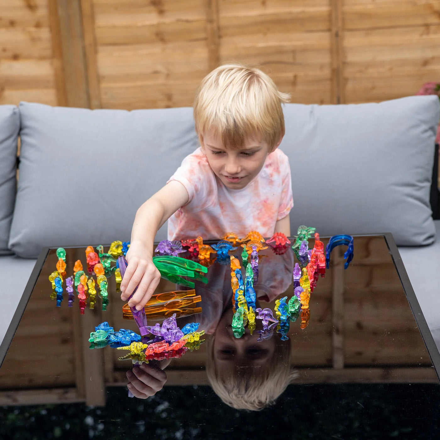 Tickit | transparante dinosaurussen