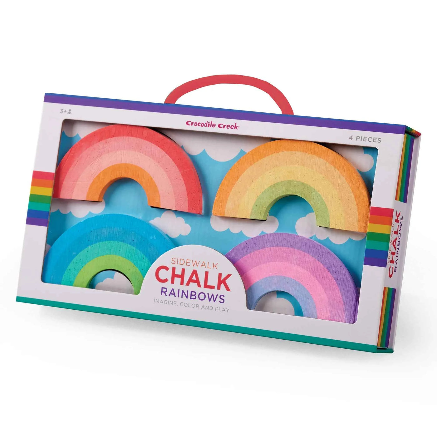 Crocodile Creek | Stoepkrijt Set Van 4 - Regenbogen