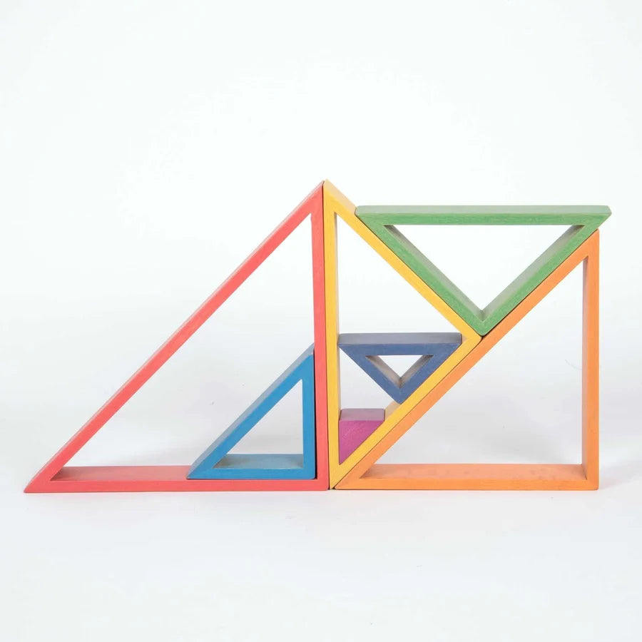 Tickit | regenboog houten architect driehoeken