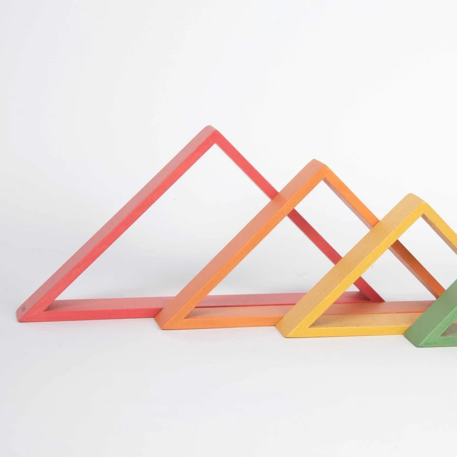 Tickit | regenboog houten architect driehoeken