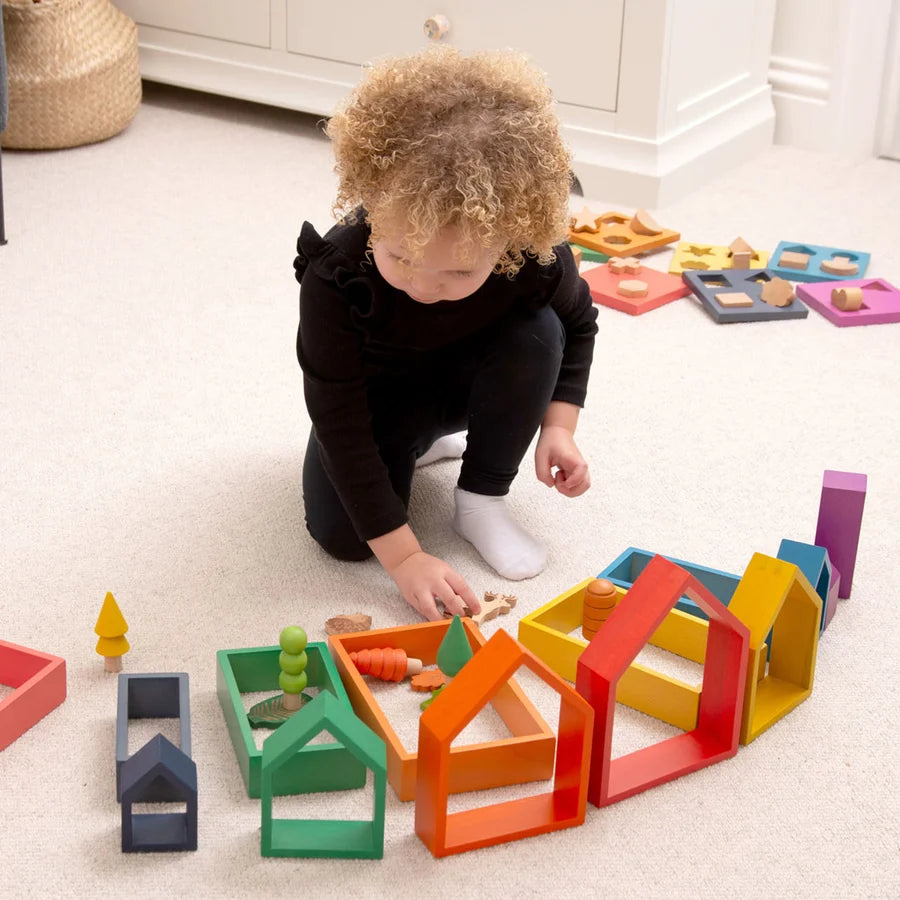 Tickit | regenboog houten architect huizen