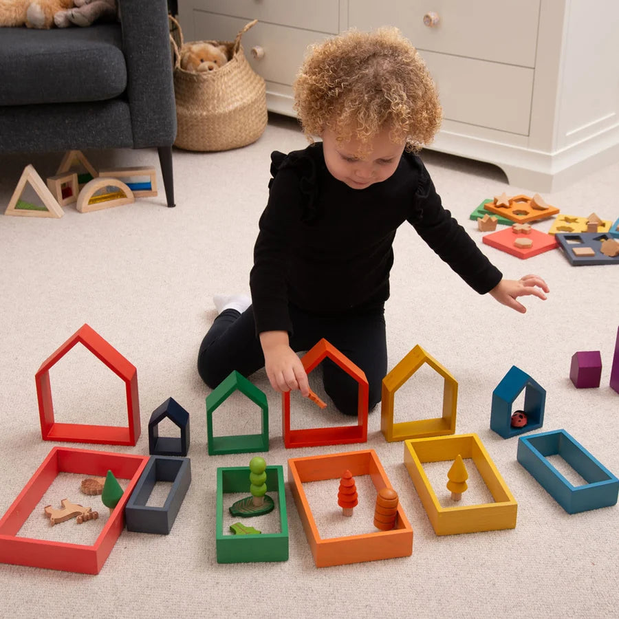 Tickit | regenboog houten architect huizen