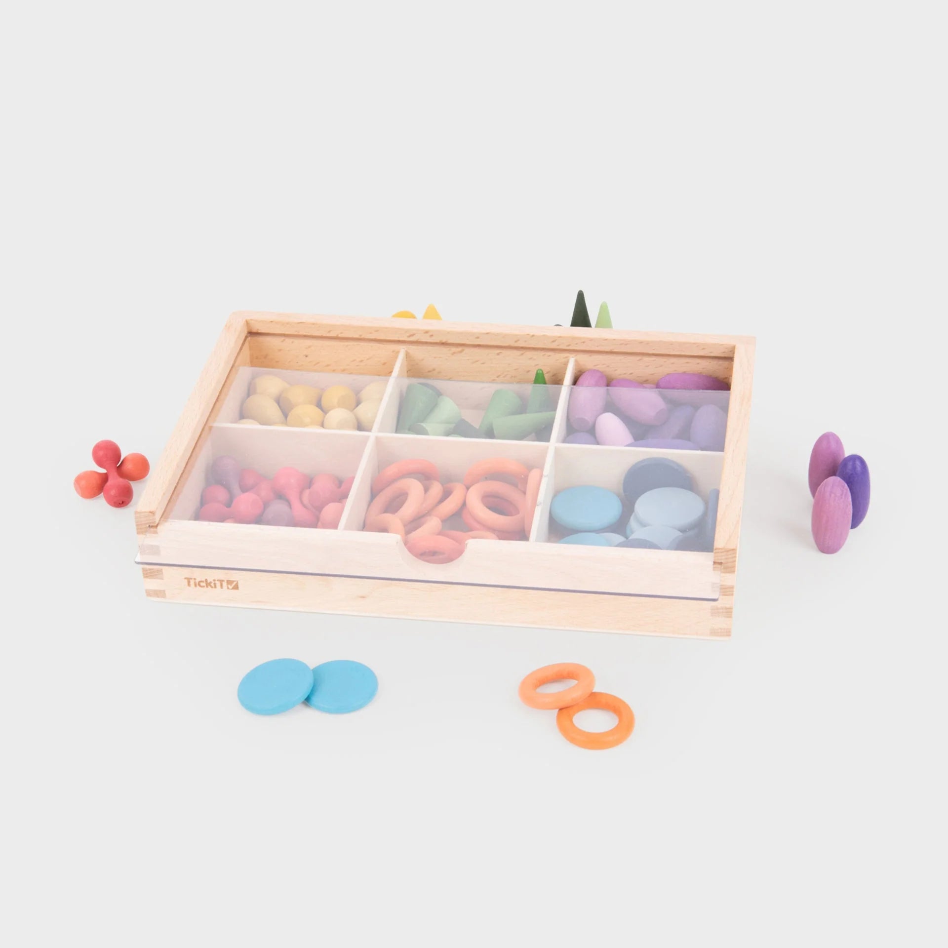 Tickit | Houten Schatten Sorteerset